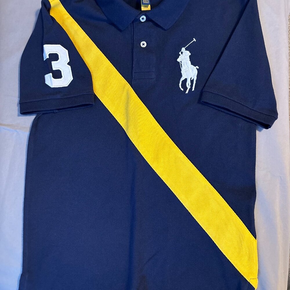 Polo Ralph Lauren Yellow and Blue Boys Size M (10-12)